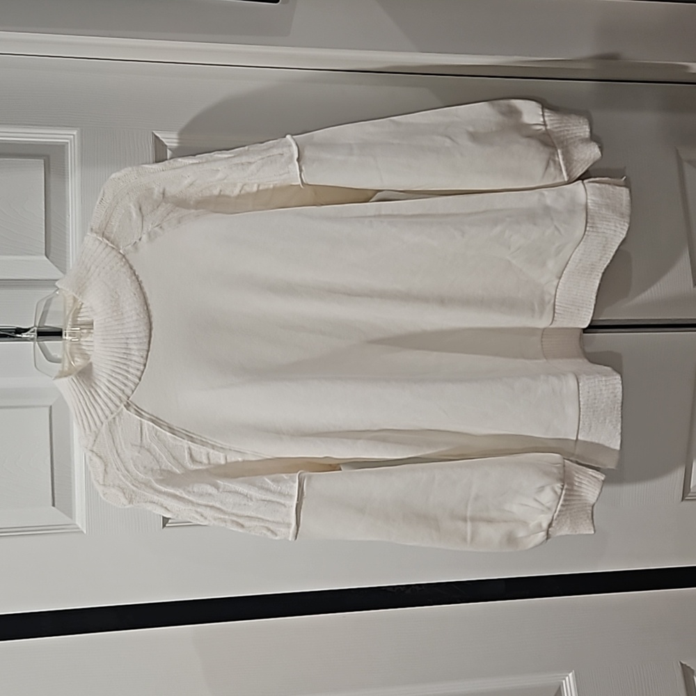 3/$15 Winter White mixed sweatshirt/sweater